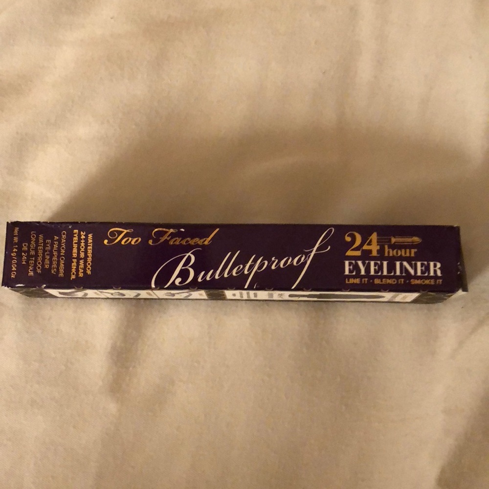 Too Faced Bulletproof 24 hr eyeliner NIB